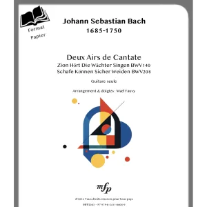 mfp editions - deux airs de cantates - Mael Fauvy
