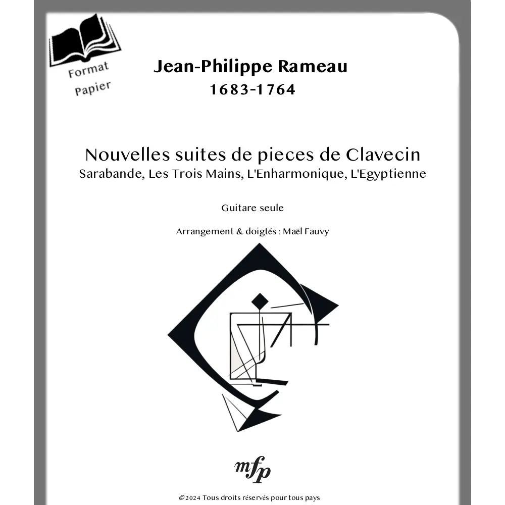 Présentation - Papier - Nouvelles suites de pièces de clavecin pour Guitare - Jean-Philippe Rameau