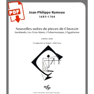 Présentation - PDF - Nouvelles suites de pièces de clavecin pour Guitare - Jean-Philippe Rameau