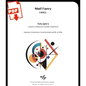 Présentation - Format PDF - Ancipes pour Voix et Flûte - Fauvy Maël