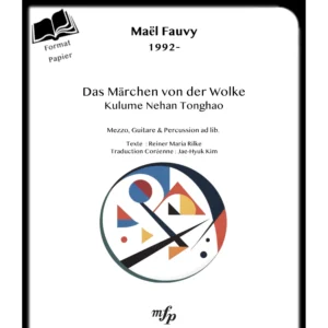 Das Marchen von der Wolke partition Papier