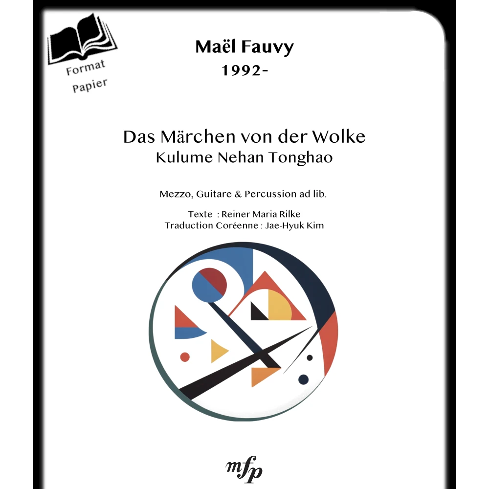 Das Marchen von der Wolke partition Papier